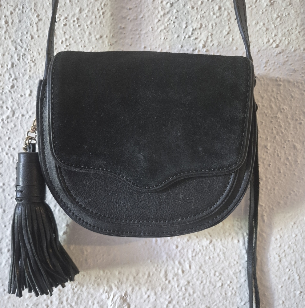 Rebecca Minkoff Black Crossbody Bag with Tassel